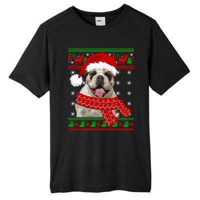 English Bulldog Dog Ugly Sweater Christmas Puppy Dog Lover Cool Gift Tall Fusion ChromaSoft Performance T-Shirt