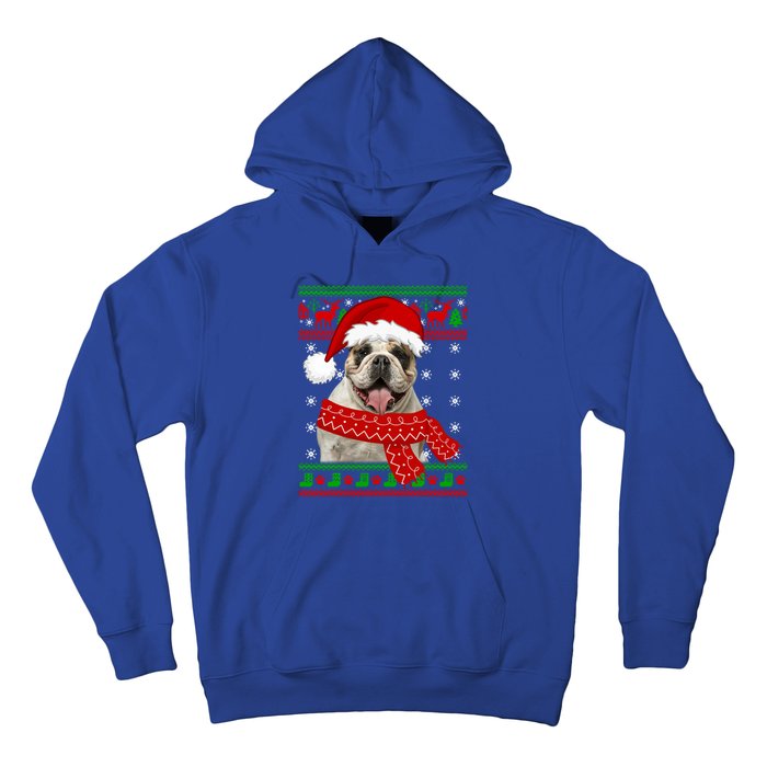 English Bulldog Dog Ugly Sweater Christmas Puppy Dog Lover Cool Gift Hoodie