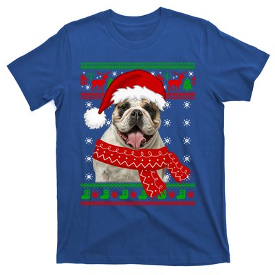 English Bulldog Dog Ugly Sweater Christmas Puppy Dog Lover Cool Gift T-Shirt