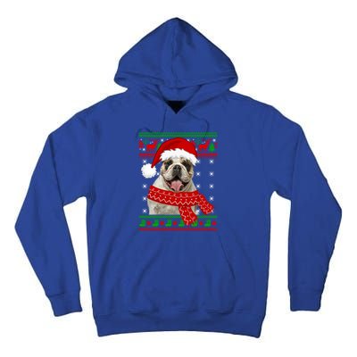 English Bulldog Dog Ugly Sweater Christmas Puppy Dog Lover Cool Gift Tall Hoodie