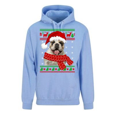 English Bulldog Dog Ugly Sweater Christmas Puppy Dog Lover Cool Gift Unisex Surf Hoodie