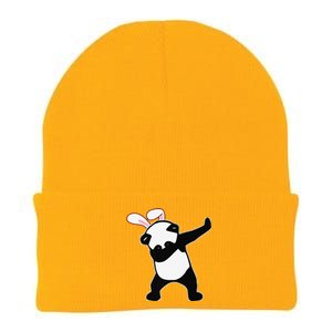 Easter Bunny Dabbing Panda Bear Rabbit Ears Gift Knit Cap Winter Beanie