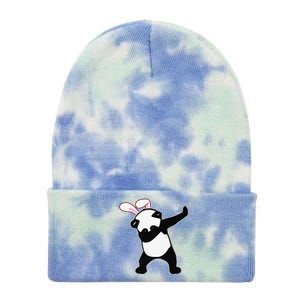 Easter Bunny Dabbing Panda Bear Rabbit Ears Gift Tie Dye 12in Knit Beanie