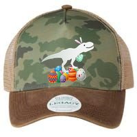 Easter Bunny Dinosaur Eggs Funny Easter Day Legacy Tie Dye Trucker Hat