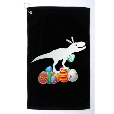 Easter Bunny Dinosaur Eggs Funny Easter Day Golf Towel