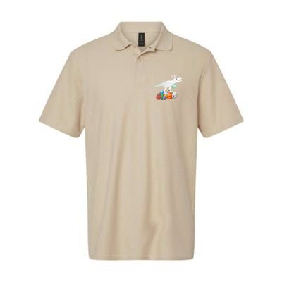 Easter Bunny Dinosaur Eggs Funny Easter Day Polo