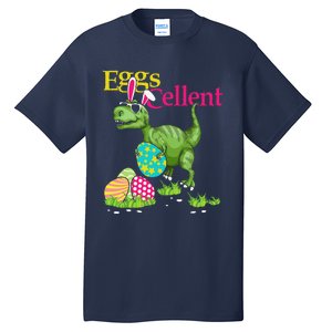 Easter Bunny Dinosaur Trex Eggs Cellent Tall T-Shirt