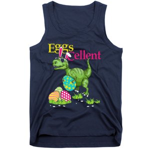 Easter Bunny Dinosaur Trex Eggs Cellent Tank Top