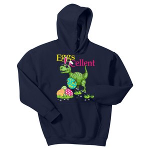 Easter Bunny Dinosaur Trex Eggs Cellent Kids Hoodie