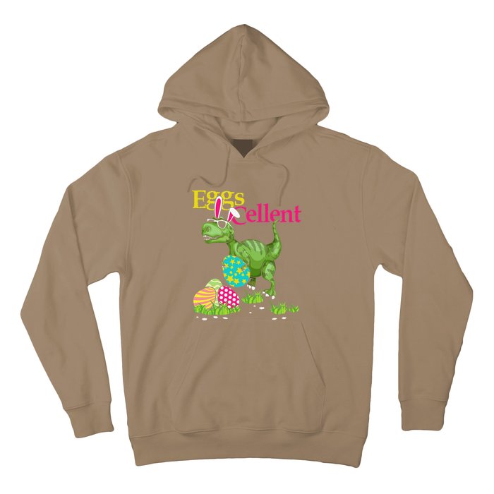 Easter Bunny Dinosaur Trex Eggs Cellent Hoodie