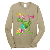 Easter Bunny Dinosaur Trex Eggs Cellent Long Sleeve Shirt