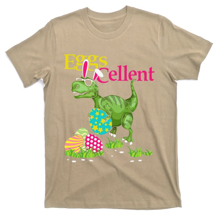 Easter Bunny Dinosaur Trex Eggs Cellent T-Shirt