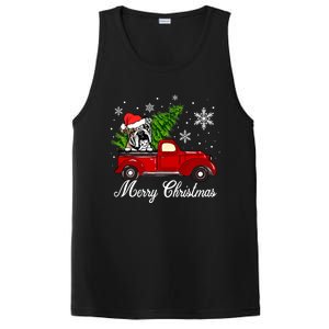 English Bulldog Dog Riding Red Truck Christmas Decorations Cool Gift PosiCharge Competitor Tank