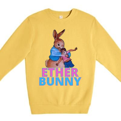 Ether Bunny Easter Premium Crewneck Sweatshirt