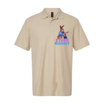 Ether Bunny Easter Softstyle Adult Sport Polo