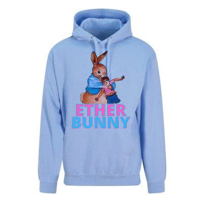 Ether Bunny Easter Unisex Surf Hoodie