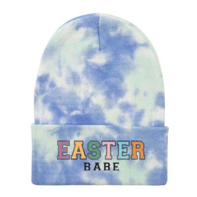 Easter Babe Tie Dye 12in Knit Beanie