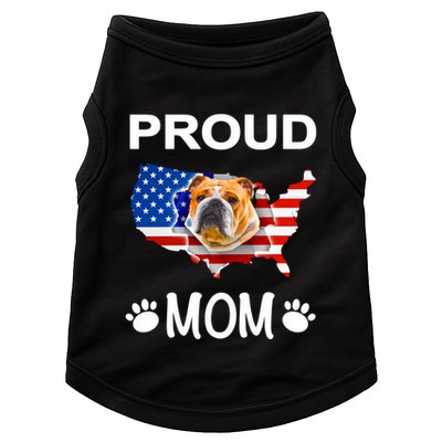 English Bulldog English Bulldog Proud Patriot Mom Meaningful Gift Doggie Tank