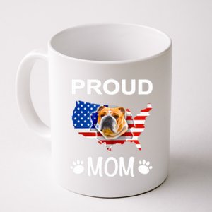 English Bulldog English Bulldog Proud Patriot Mom Meaningful Gift Coffee Mug