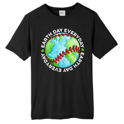 Earth Baseball Earth Day Sports Player Tall Fusion ChromaSoft Performance T-Shirt