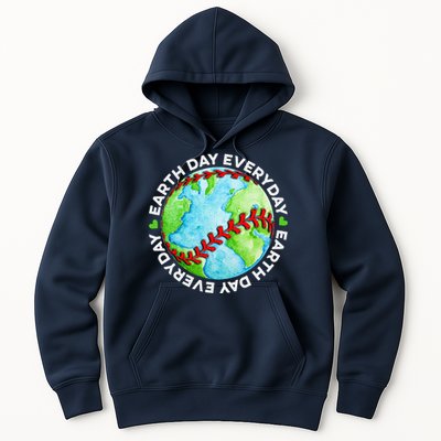 Earth Baseball Earth Day Sports Player Hoodie