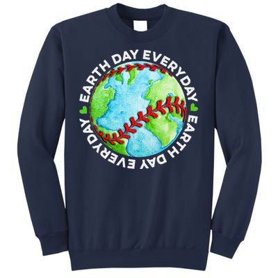 Earth Baseball Earth Day Sports Player Sweatshirt