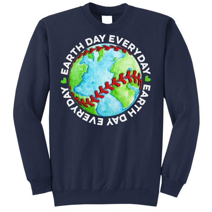 Earth Baseball Earth Day Sports Player Sweatshirt