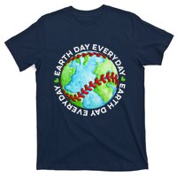 Earth Baseball Earth Day Sports Player T-Shirt