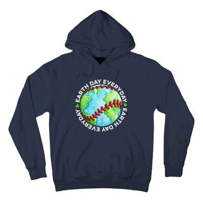 Earth Baseball Earth Day Sports Player Tall Hoodie