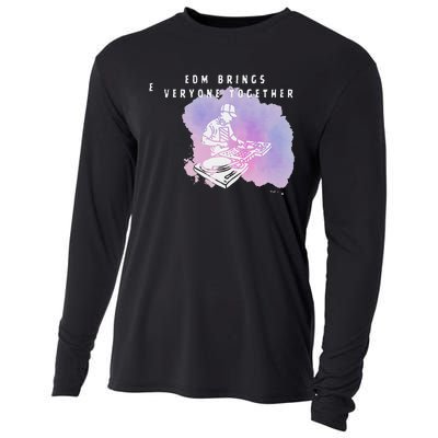 Edm Bring Everyone Together Music Genre Club Dance Cool Vibe Cooling Performance Long Sleeve Crew