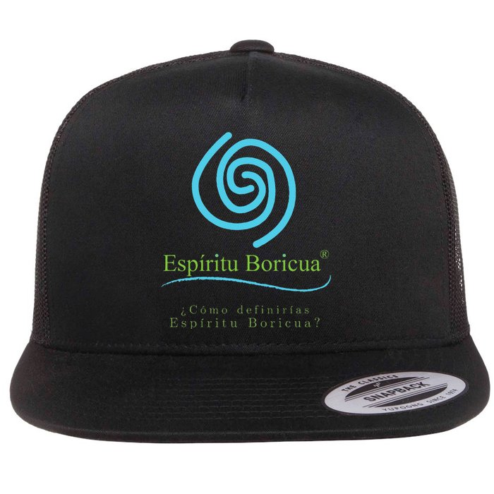 Espiritu Boricua Flat Bill Trucker Hat