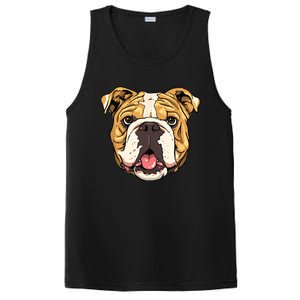 English Bulldog English Bulldog Breed Lover Women Men PosiCharge Competitor Tank