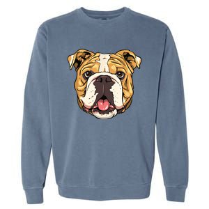 English Bulldog English Bulldog Breed Lover Women Men Garment-Dyed Sweatshirt