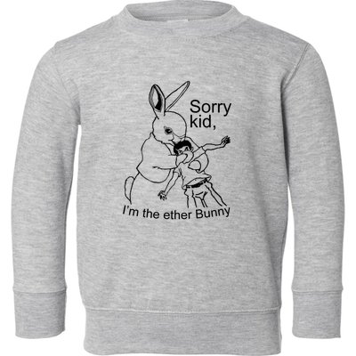 Ether Bunny Toddler Sweatshirt