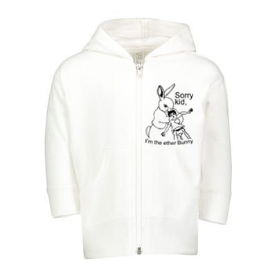 Ether Bunny Toddler Zip Fleece Hoodie