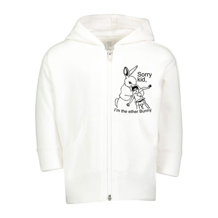 Ether Bunny Toddler Zip Fleece Hoodie