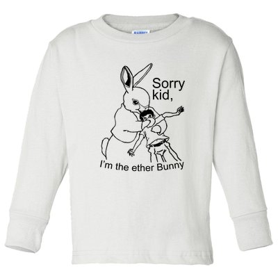 Ether Bunny Toddler Long Sleeve Shirt