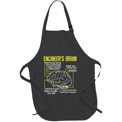 EngineerS Brain Engineering Engineering Full-Length Apron With Pockets