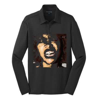 Erykah Badu Silk Touch Performance Long Sleeve Polo