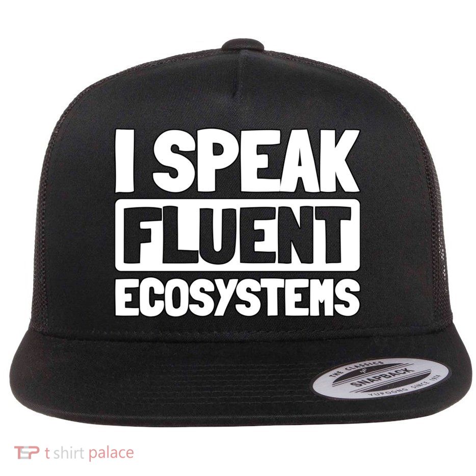 Environmental Biodiversity Ecologist Cute Gift Flat Bill Trucker Hat