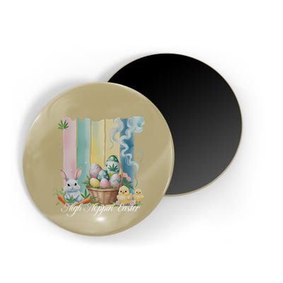 Easter Bunny Eggs Flower Marijuana Cannabis Weed Stoner Magnet