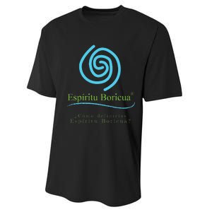 Espiritu Boricua Performance Sprint T-Shirt