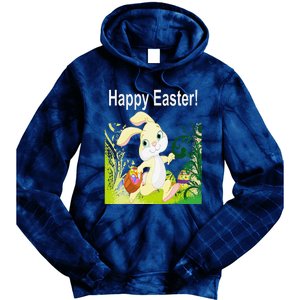 Easter Bunny Egg Hunt Happy Easter Tie Dye Hoodie