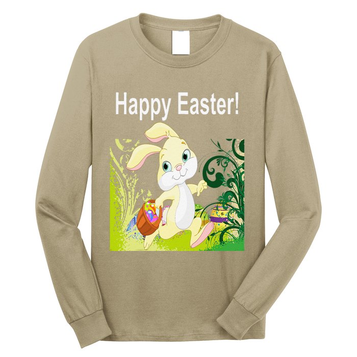 Easter Bunny Egg Hunt Happy Easter Long Sleeve Shirt