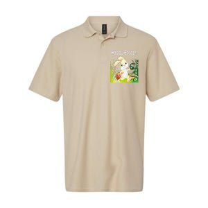 Easter Bunny Egg Hunt Happy Easter Softstyle Adult Sport Polo