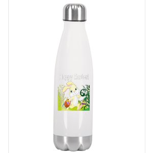 Easter Bunny Egg Hunt Happy Easter Stainless Steel Insulated Water Bottle