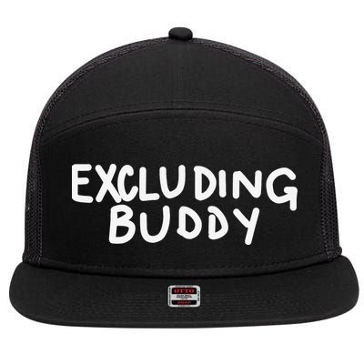 Excluding Buddy 7 Panel Mesh Trucker Snapback Hat