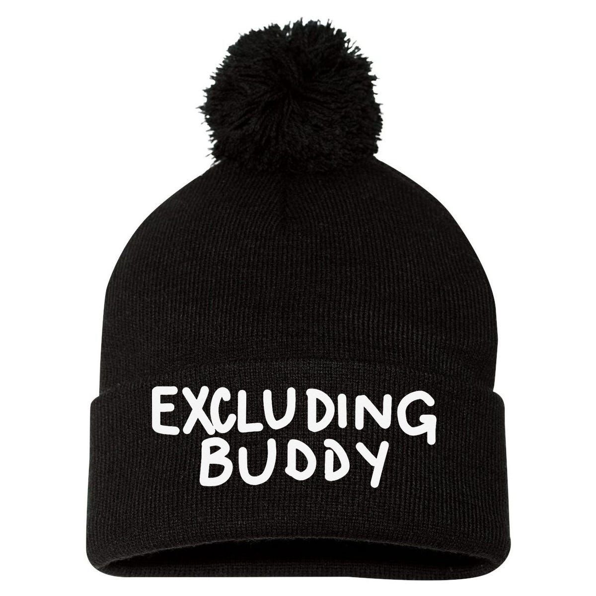 Excluding Buddy Pom Pom 12in Knit Beanie