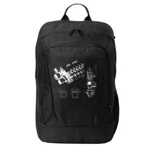 Engine Blueprint City Backpack