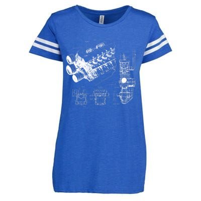 Engine Blueprint Enza Ladies Jersey Football T-Shirt